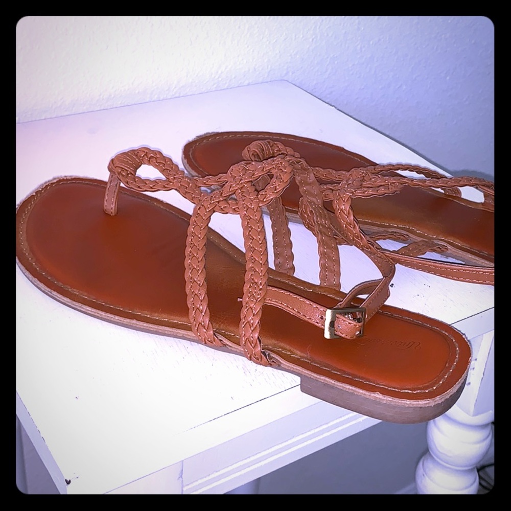 Cute brown sandals